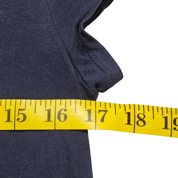 LilyPulitzer Womens Navy Med Mini Dress Pima Cotton Nautical Preppy Resortcore - Picture 10 of 13